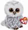 Owlette la chouette blanche Beanie Boos de Ty, taille moyenne